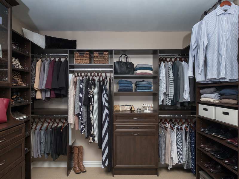 Custom closet and storage design by Inspired Spaces