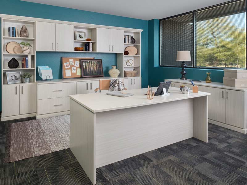 Custom home office by Inspired Spaces